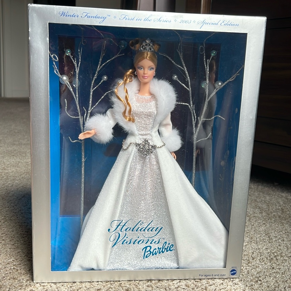 Mattel 2003 Barbie Holiday Visions Winter Fantasy Special Edition Doll B2519 NIB